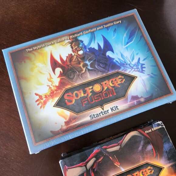 NIB Solforge Fusion Starter Kit And Booster Kit By Richard Garfield Sealed - Picture 3 of 7